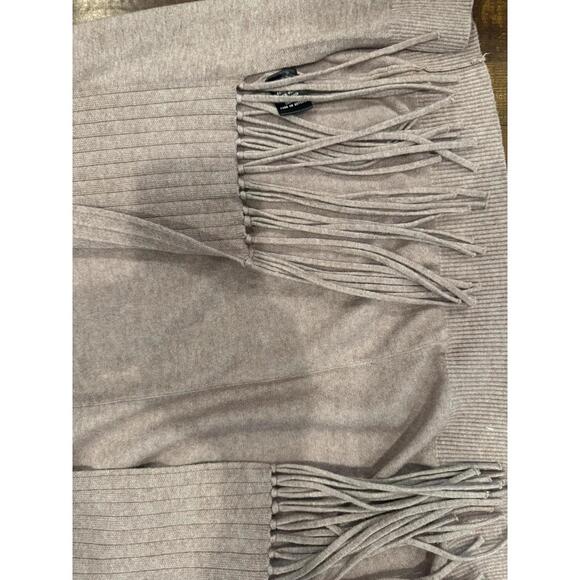 Miss Lulo Fringed Cardigan Light Brown Size Large L Acrylic and Wool - Picture 4 of 11